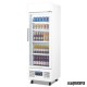 Vitrina refrigeradora vertical puerta cristal 218litros NIDM075 lleno