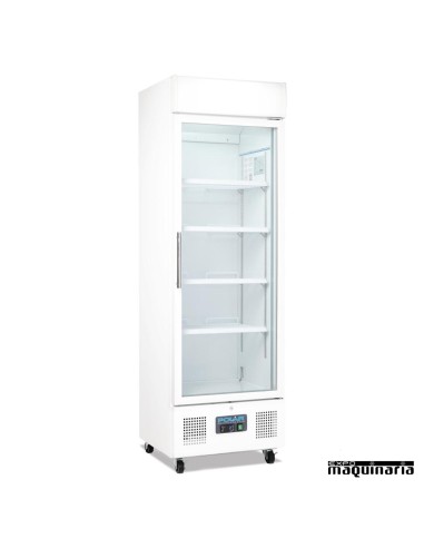 Vitrina refrigeradora vertical puerta cristal 336litros NIDM076