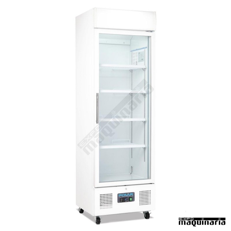 Vitrina refrigeradora vertical puerta cristal 336litros NIDM076