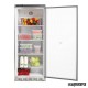 Refrigerador inox de 600 litros NICD084 abierto