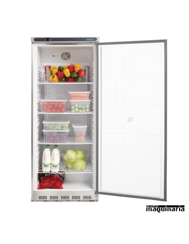 Refrigerador inox de 600 litros NICD084 abierto