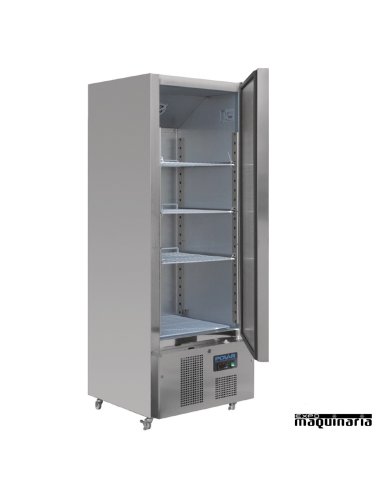 Congelador inox de 440 litros NIG591 abierto
