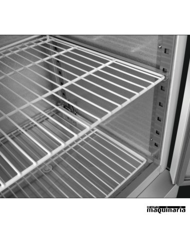 Congelador inox de 440 litros NIG591 detalle