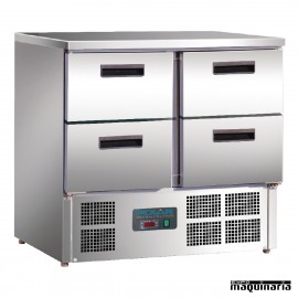 Mostrador frigorífico con 4 puertas NIU638