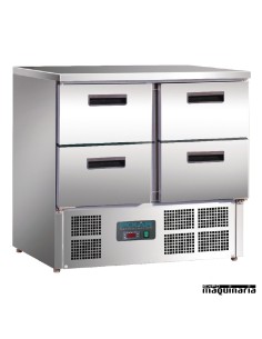 Mostrador frigorífico con 4 puertas NIU638