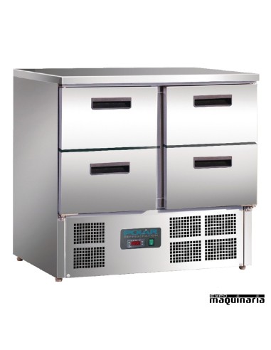 Mostrador frigorífico con 4 puertas NIU638