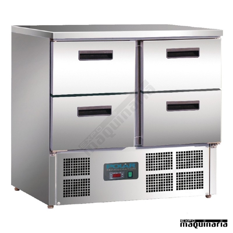 Mostrador frigorífico con 4 puertas NIU638