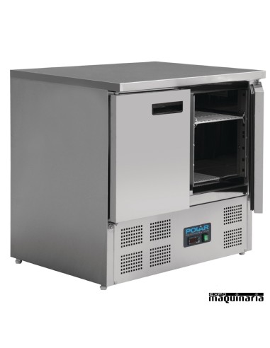 Mostrador frigorífico con 2 puertas NIU636 abierto