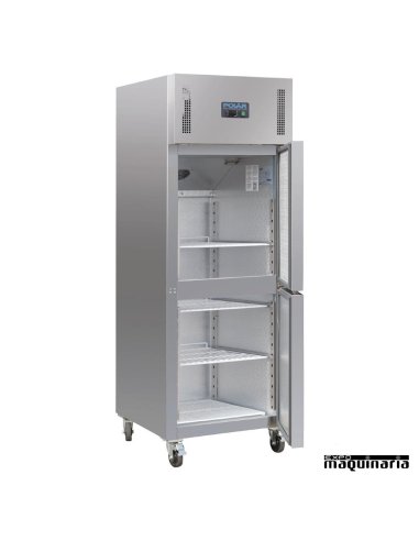 Armario frigorífico 2 puertas 600 litros NICW193 abierto