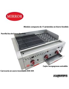 Barbacoa a gas MIRROR IRON-STONE4 2