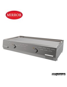 Plancha electrica MIRROR SNACK-ME90 CROMO DURO