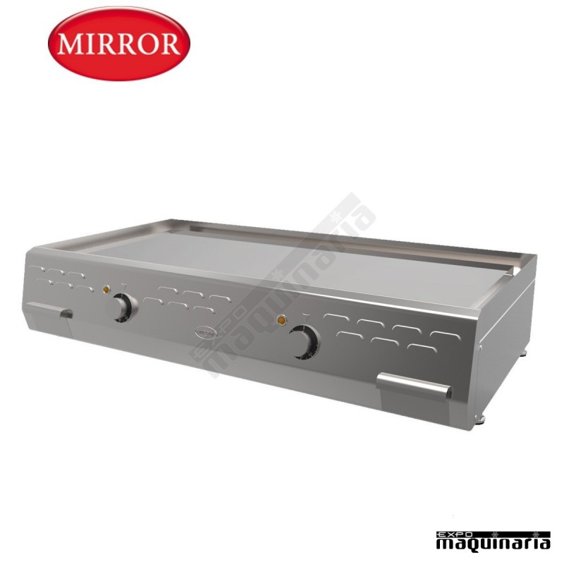 Plancha electrica MIRROR SNACK-ME90 CROMO DURO