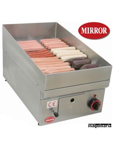 Plancha electrica MIRROR con BAÑO DE ACEITE ejemplo