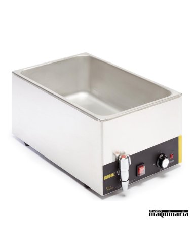 Baño maría  con grifo GN 1/1 acero inoxidable NIL310