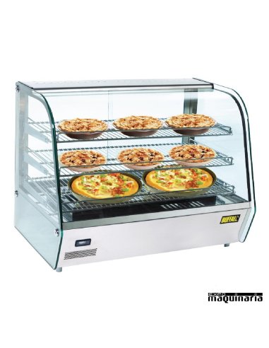 Vitrina caliente de cristal NICD232