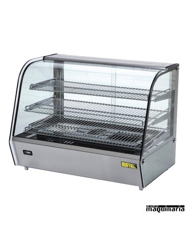 Vitrina caliente de cristal NICD232