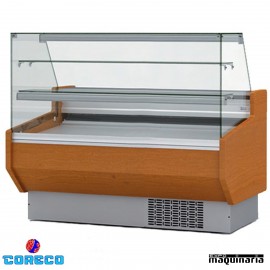 Vitrina expositora de pastelería 1.5 m cristal recto