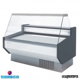 Vitrina Expositora Frío ESTÁTICO cristal recto 1.5 m