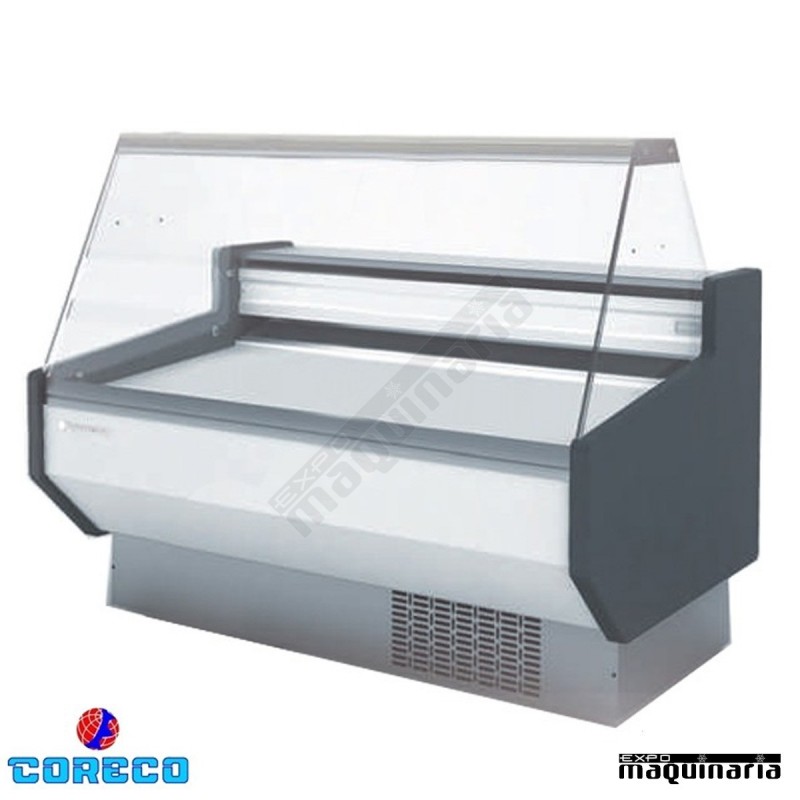 Vitrina expositora carnicería cristal recto COCVED815R (152.5 cm)