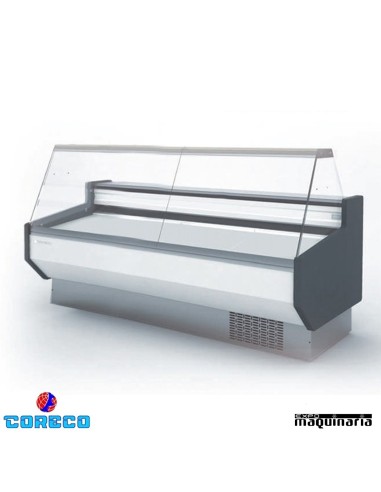 Vitrina expositora carnicería cristal recto COCVED825R (252.5 cm)