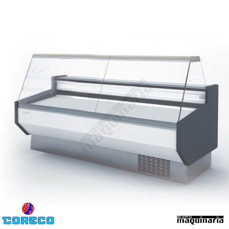 Vitrina expositora carnicería cristal recto COCVED825R (252.5 cm)