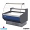 Vitrina expositora Frío ESTÁTICO cristal curvo 1m