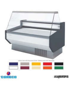 Vitrina expositora carnicería cristal recto COCVED915R (152x90) 2