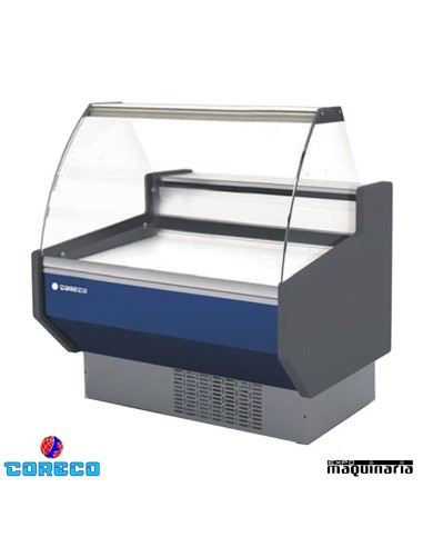 Vitrina expositora frío estático cristal curvo COCVED910C (105x90)