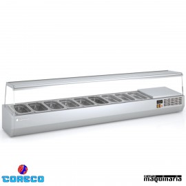 Expositor de ingredientes para 9 bandejas GN 1/4 COEI1/4-200 