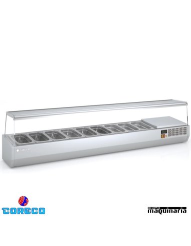 Expositor de ingredientes para 9 bandejas GN 1/4 COEI1/4-200 