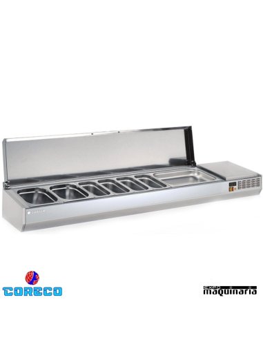 Expositor de ingredientes para 10 bandejas GN 1/3 COEI1/3-225 T