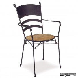 Sillón de forja asiento Teka IM361T