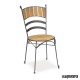 Silla de forja asiento teka IM161T