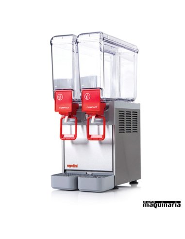 Dispensador de bebidas 2x8 litros DFCOMPACT82
