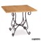 Mesa de forja cuadrada bar IM5725C