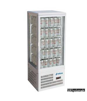 Vitrina vertical de sobremesa 4 caras de cristal EDVIVES9 