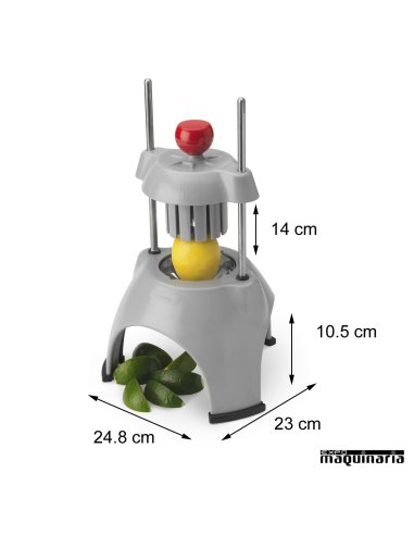 Cortador seccionador de tomates y cítricos PU700-1 medidas