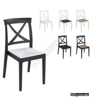 Silla bar apilable 1R128-P