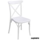 Silla apilable terraza 1R123 color blanco