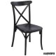 Silla apilable terraza 1R123 negro