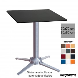 Mesa terraza cuadrada anticojeo 3R505COC