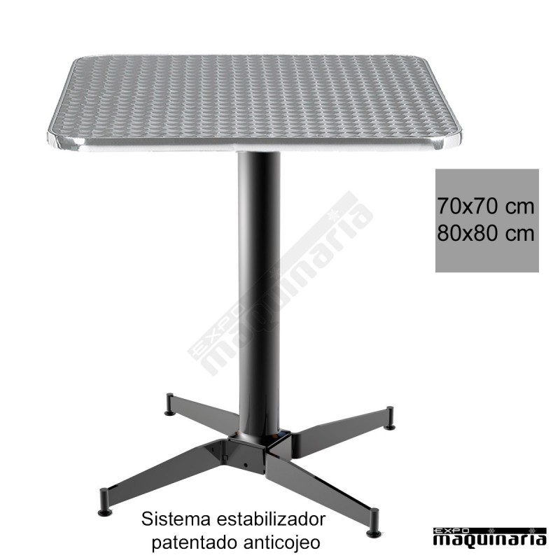 Mesa aluminio con estabilizador 3R506ALC