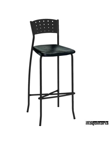 Taburete alto personalizable asiento integral 5R32EI