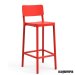 Taburetes de cocina y terraza RELISBOA-M color rojo