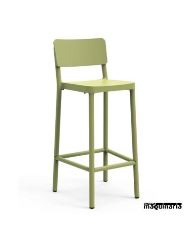 Taburetes de cocina y terraza RELISBOA-M color verde oliva