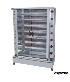 Pegajoso Grasa Múltiple Asador de pollos FEIND20022. 78 pollos 13 espadas.