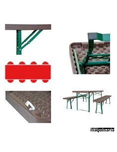 Mesa Plegable ZOMUNICH 70 TABLE (220 X 67cm) 2