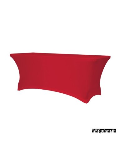 Funda de mesa ZOSTRECHXL180 (ajustable) rojo