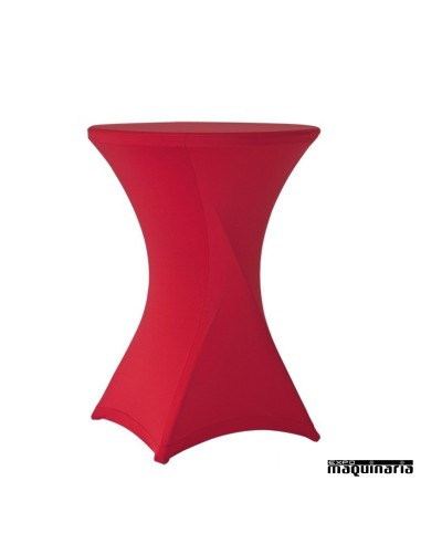 Funda de mesa ZOSTRECHCOCKTAIL (ajustable) roja