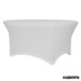 Funda de mesa redonda ZOSTRECHPLANET160 adaptable blanca